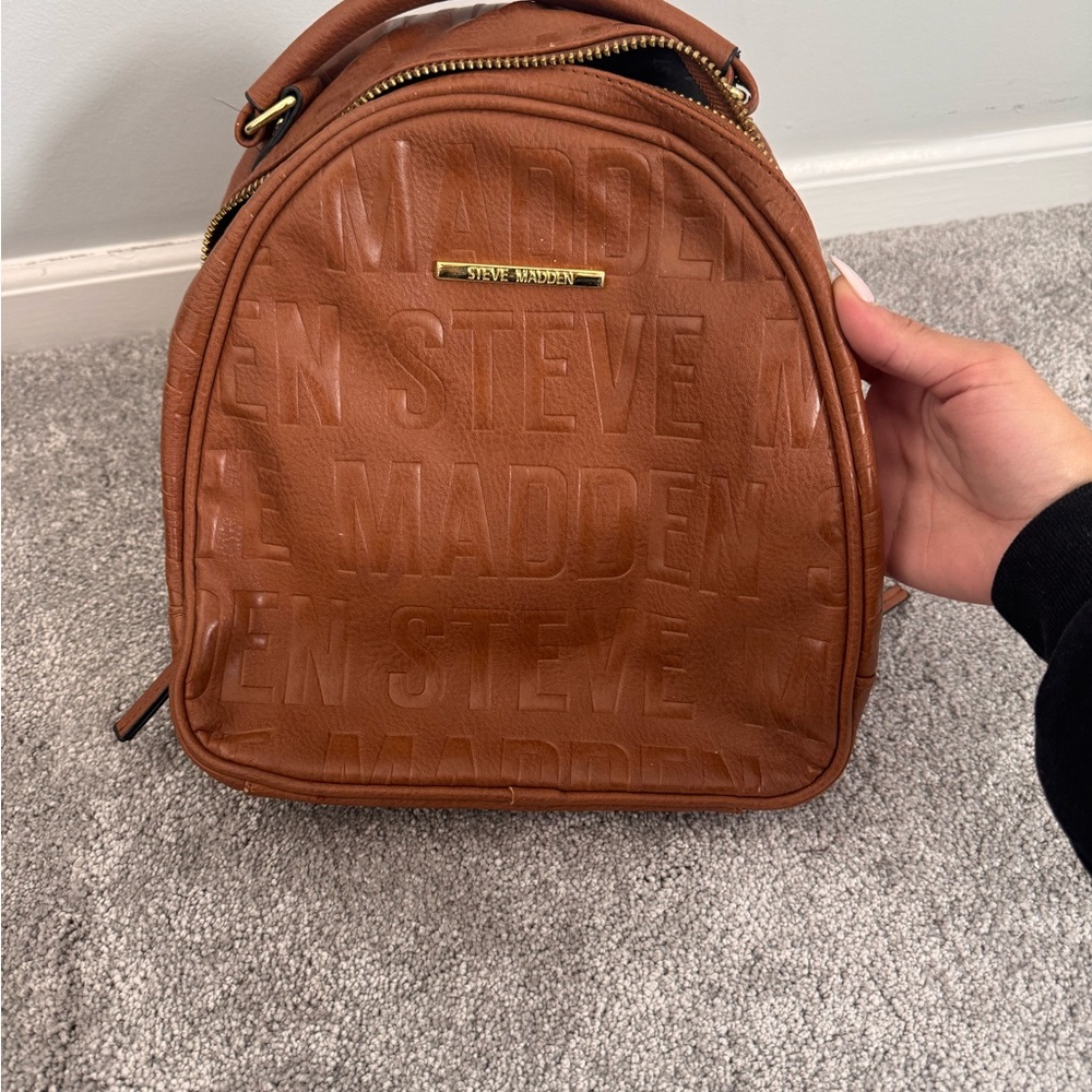 Steve Madden Brown Backpack